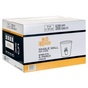 4-oz Single Wall White Hot Cups